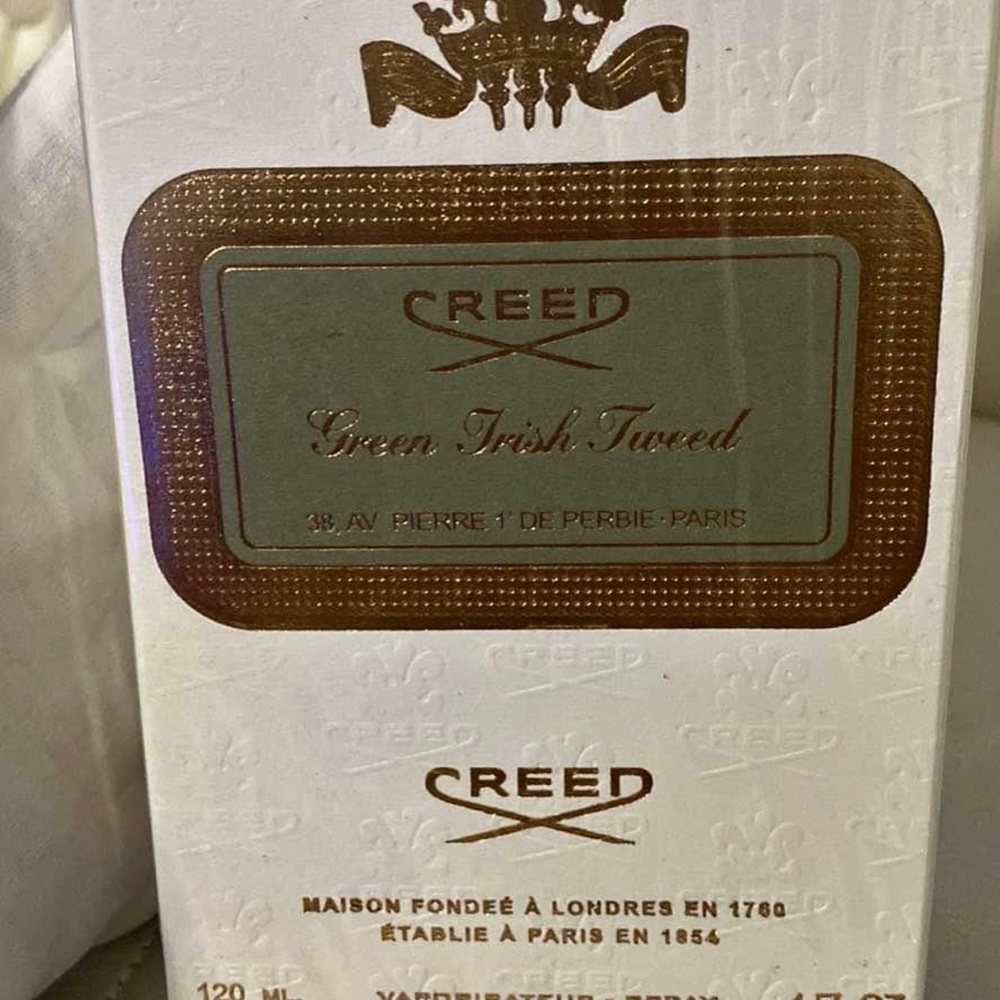 Creed, green Irish tweed